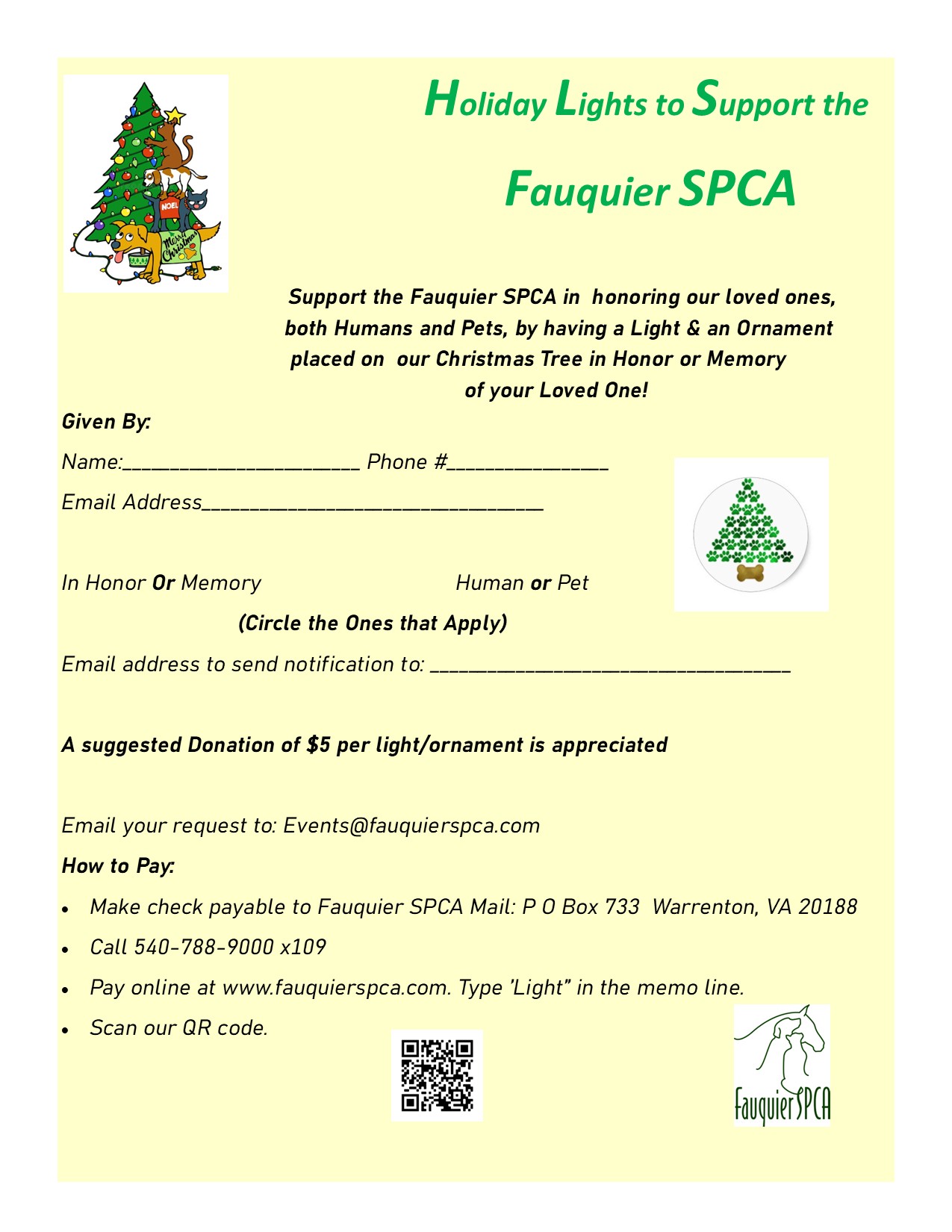 Fauquier - It's the Time of the Year where we Remember our our Loved ...