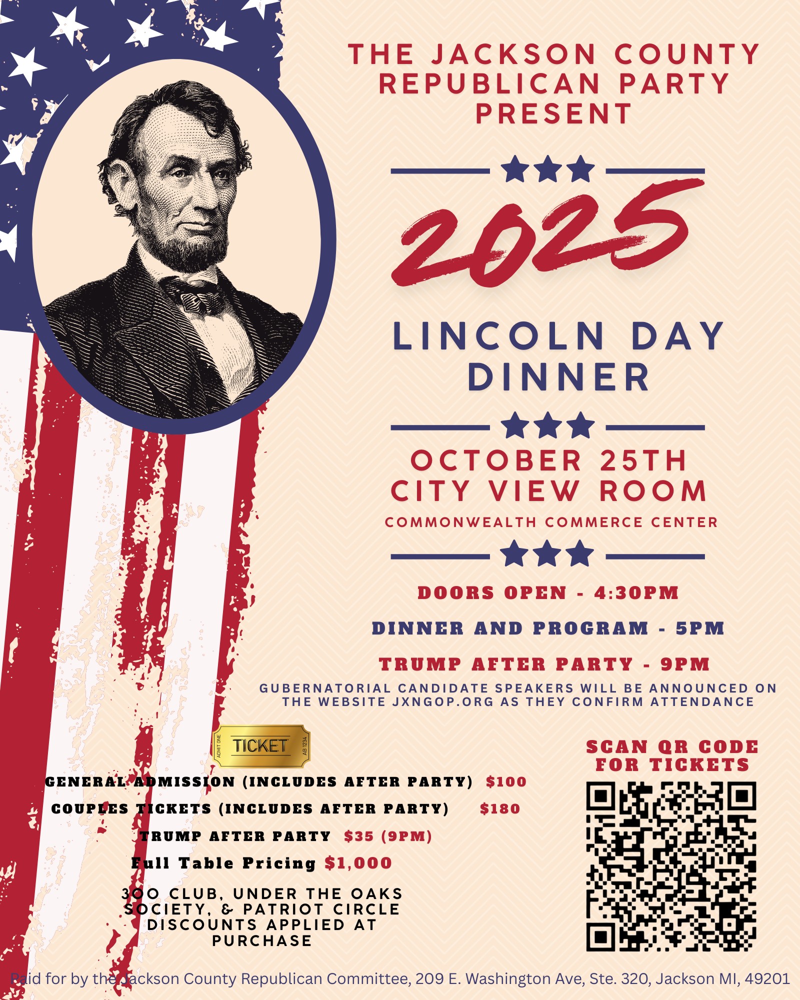 The venue and caterer... - Jackson County Republican Party | Facebook