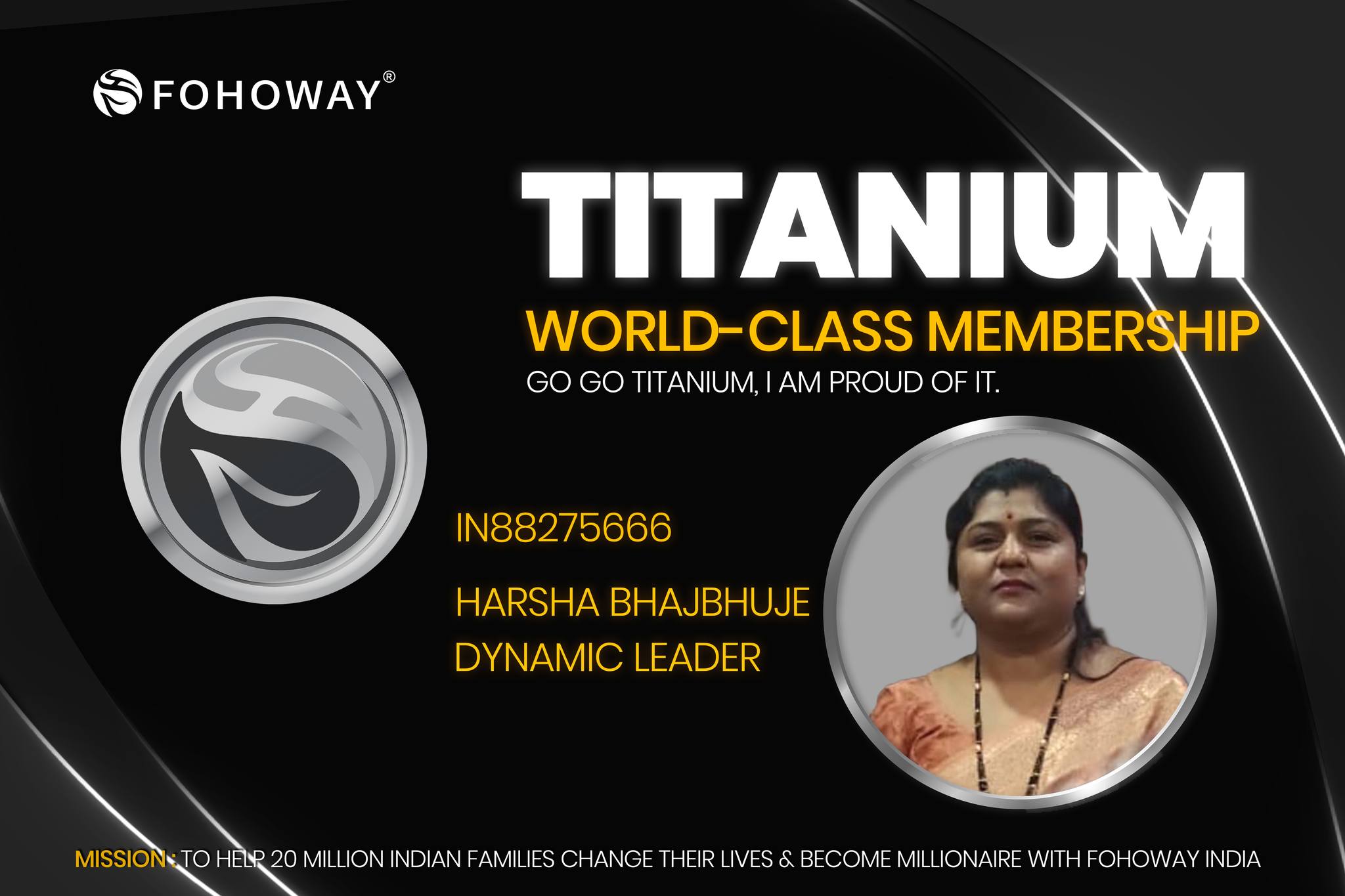 Fohoway - 🚀 **Fohoway India’s Magic Titanium Achiever!** 🚀 🎉 Huge ...