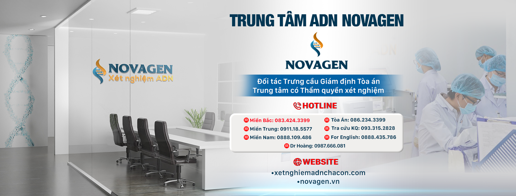Xét nghiệm ADN Novagen Hà Nội | Hanoi