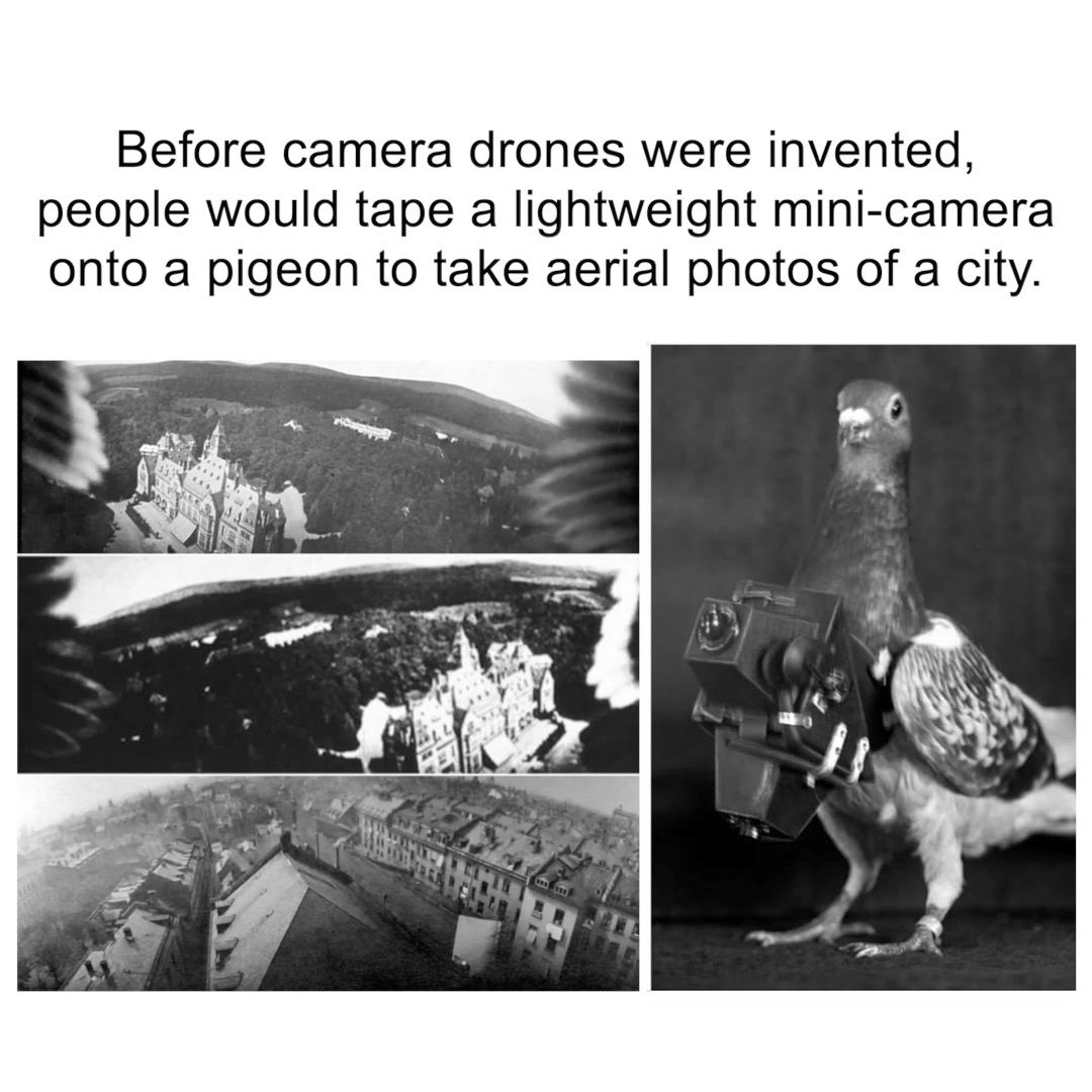 It's - In a time long before drones or helicopters, one man turned to ...