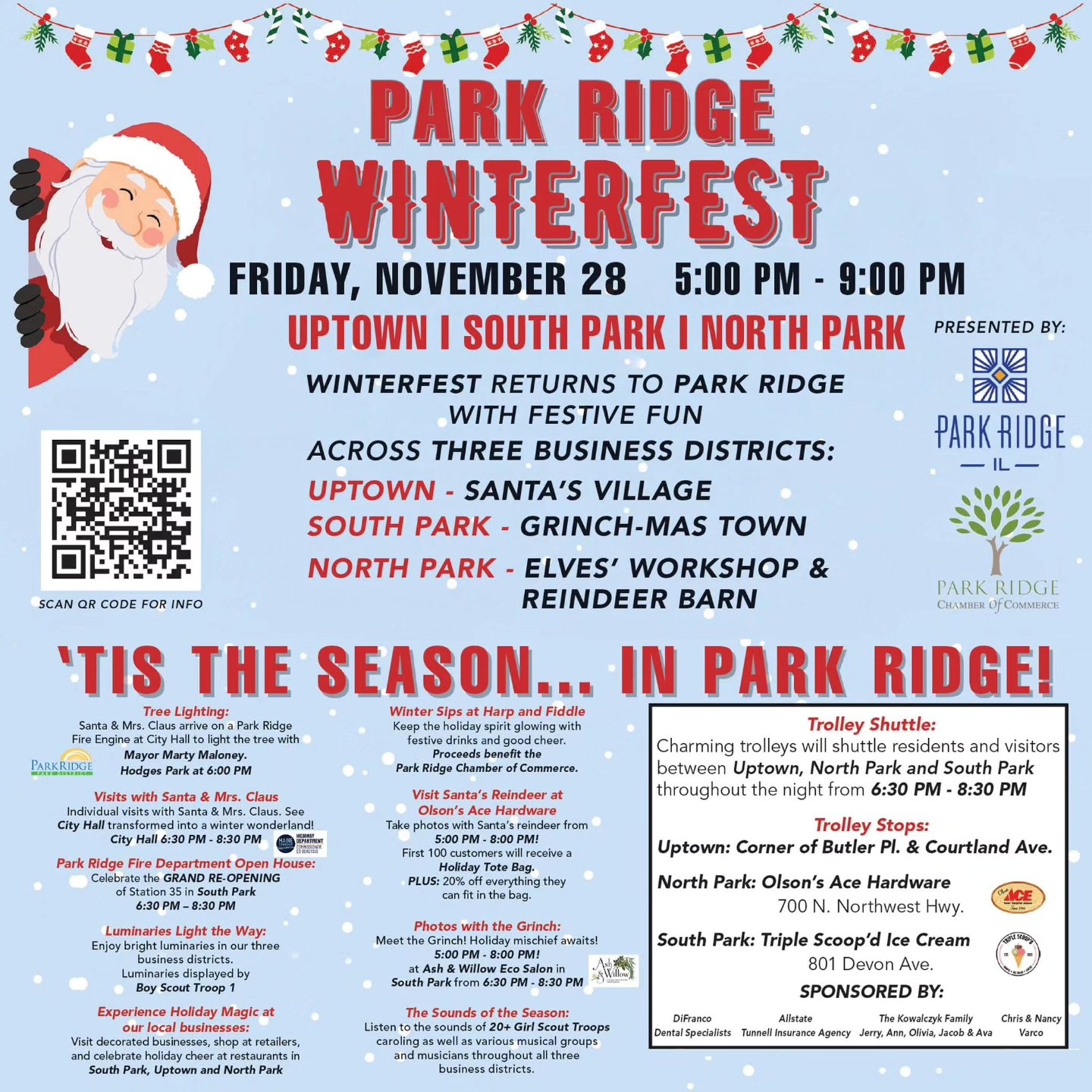 🎄 Winterfest... - Marty Maloney, Mayor, City of Park Ridge | Facebook