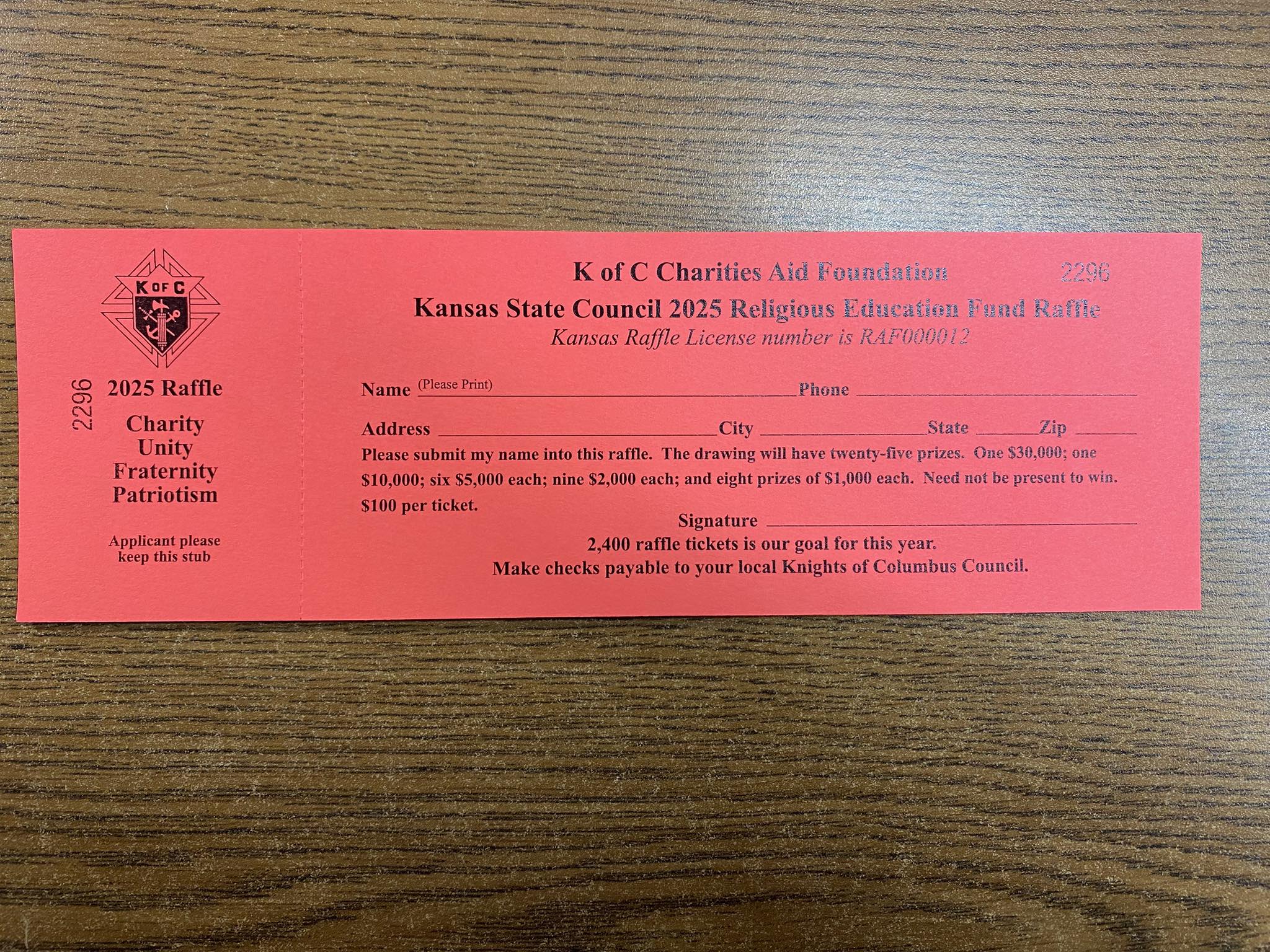 Spearville Knights of Columbus #1539 | Spearville KS