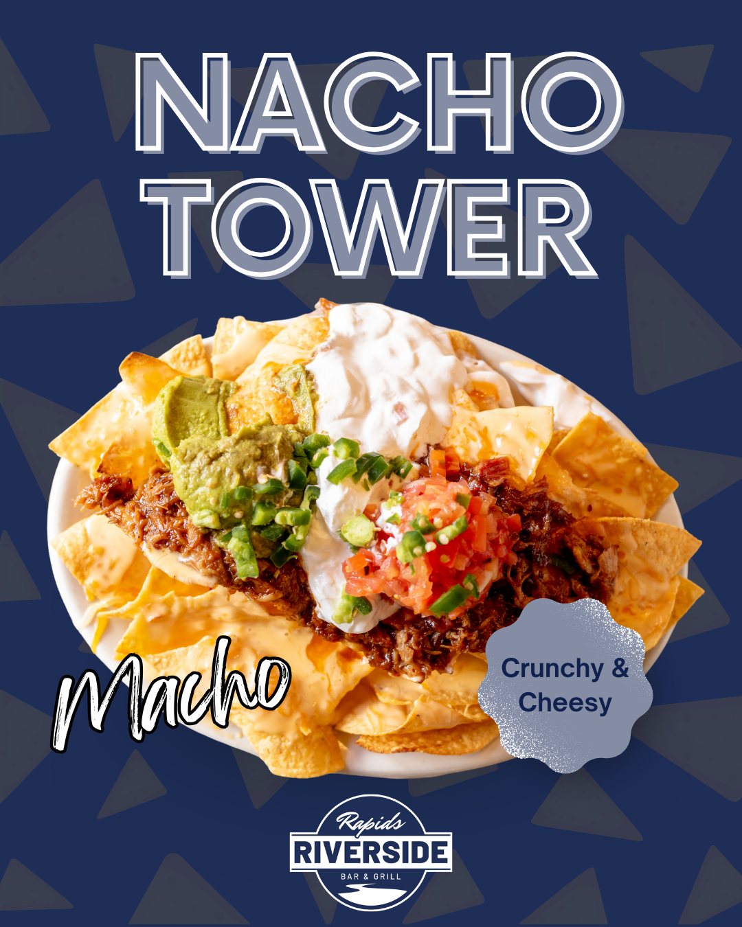 🧀 Get ready to dive into a... - Riverside bar and grill | Facebook
