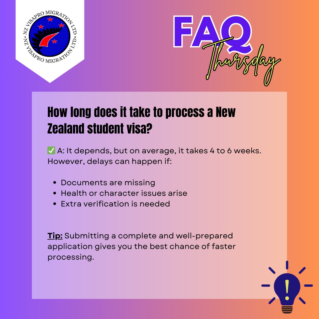 FAQ Thursday: 🔹 Q: How... - NZ Visa PRO Migration Limited | Facebook