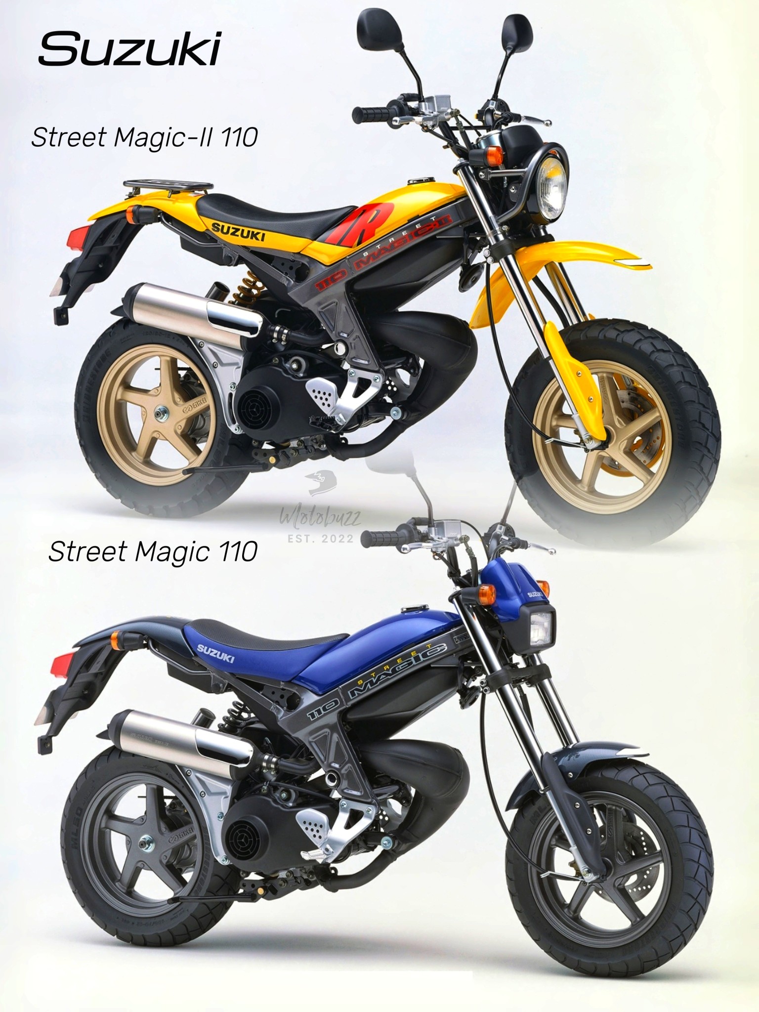 Moto - Suzuki Scooter 2-Stroke Madness (1998) — Street Magic 110 