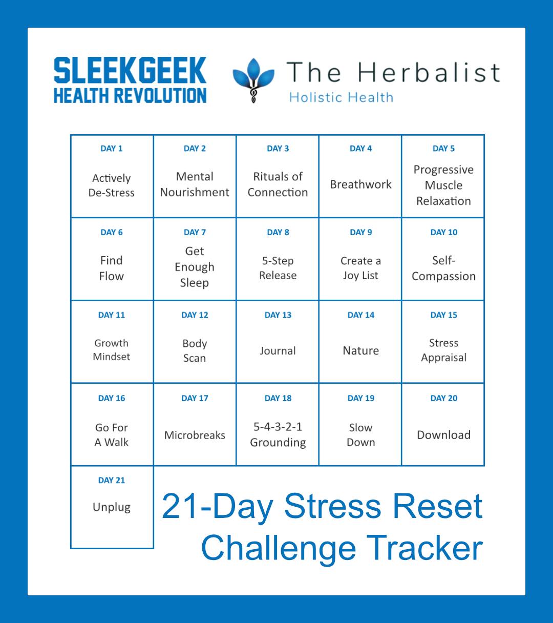 Sleekgeek Health Revolution | # Stress Reset Challenge Day 1 ...