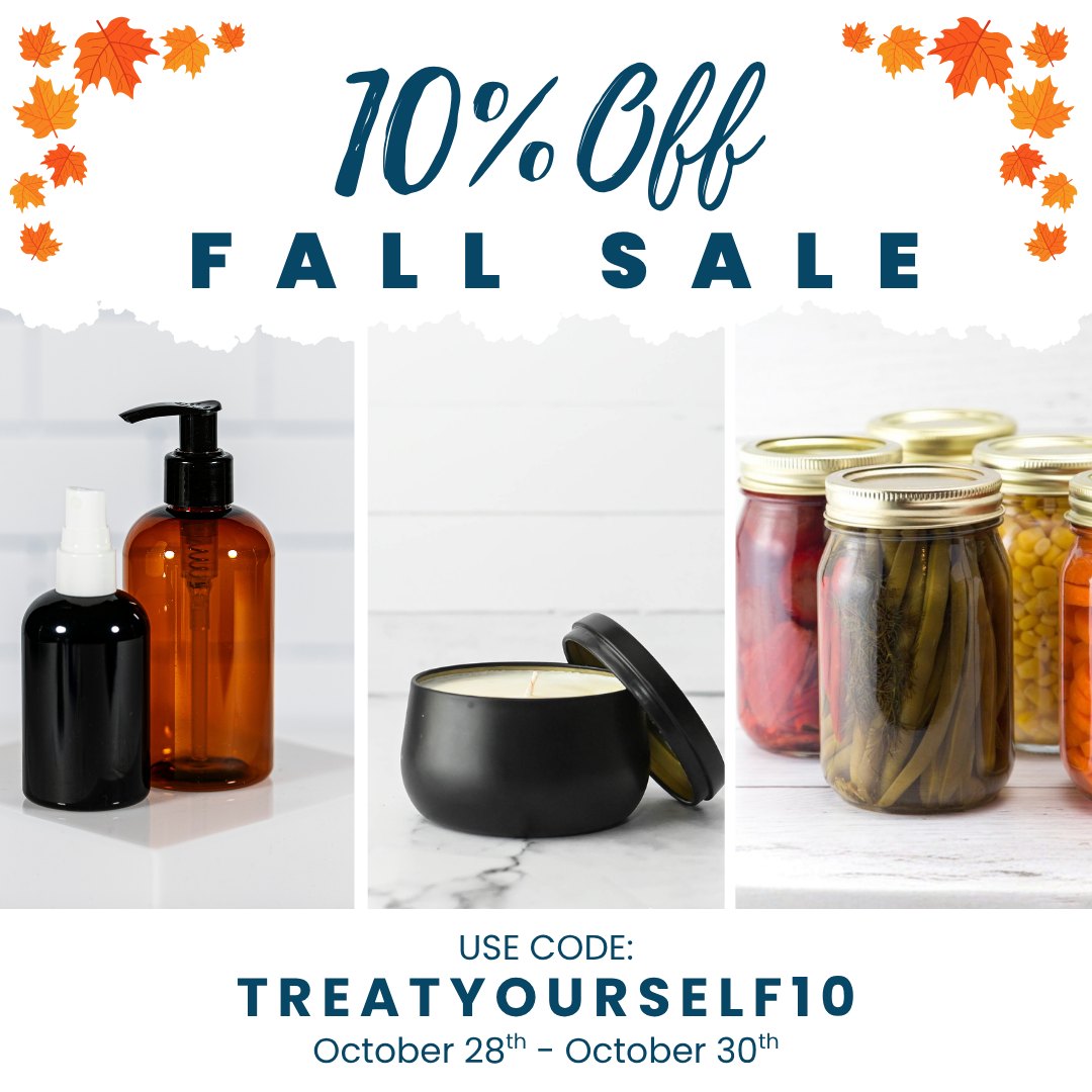 Jar - Celebrate Fall with 10% off your entire order! From October 28th ...