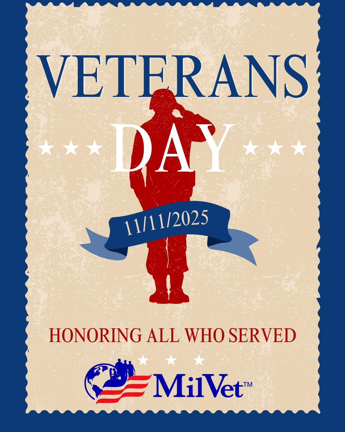 MilVet - 🇺🇸 Veterans Day | November 11, 2025 🇺🇸 Today, we... | Facebook