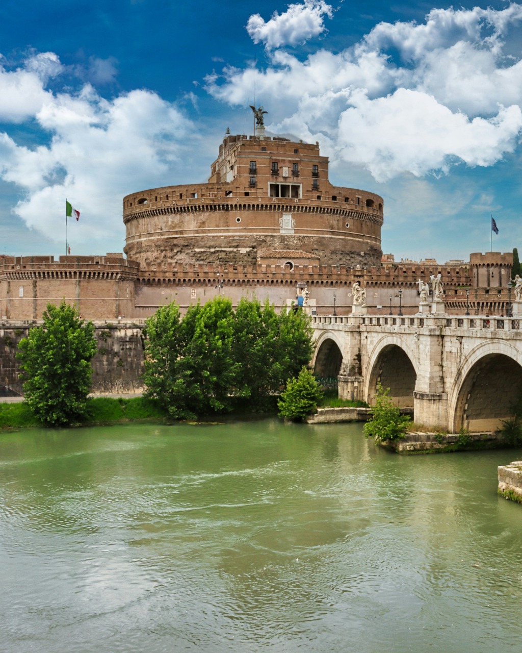 Love - Castel Sant'Angelo, also known as the Mausoleum of Hadrian, is a ...
