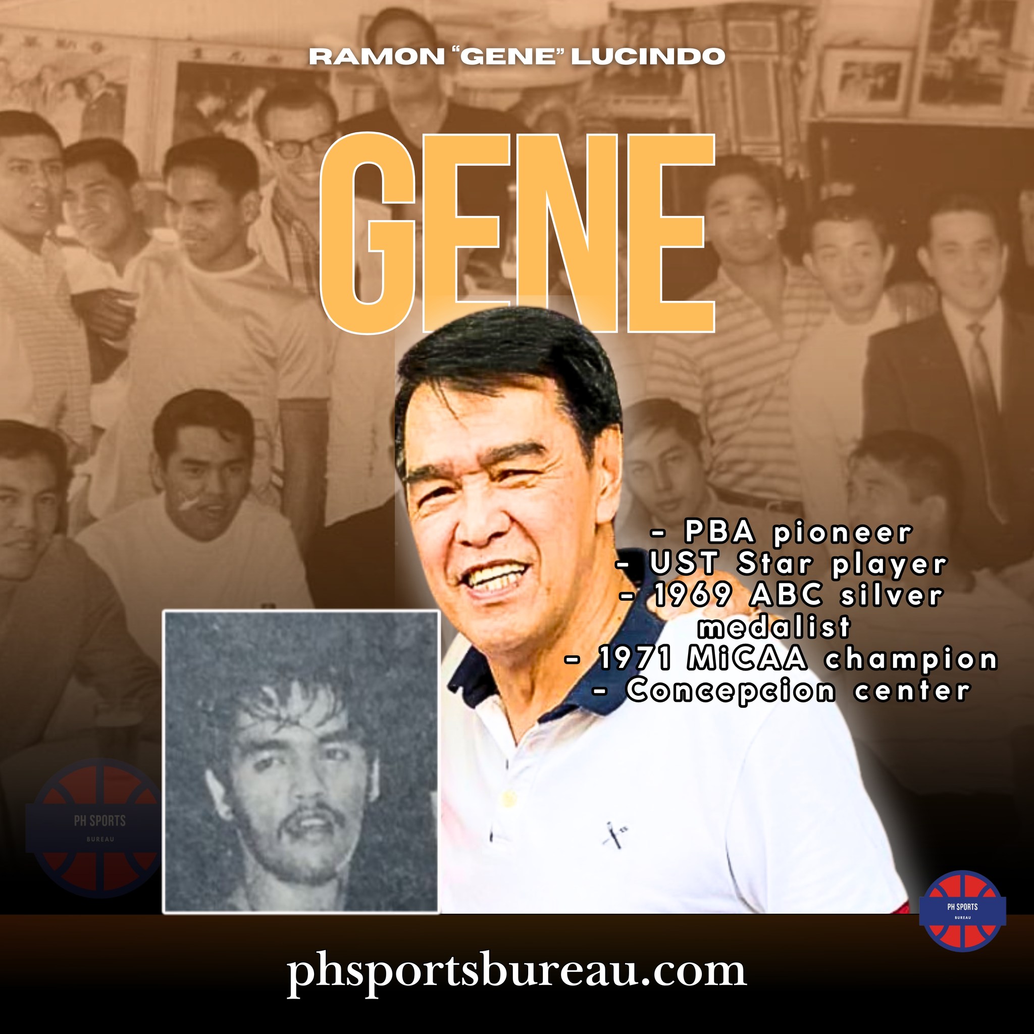 PH - Happy Birthday, Ramon “Gene” Lucindo! - PBA pioneer - UST Star ...