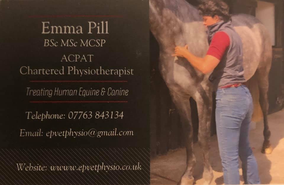 Emma Pill ACPAT Chartered Physiotherapist Home