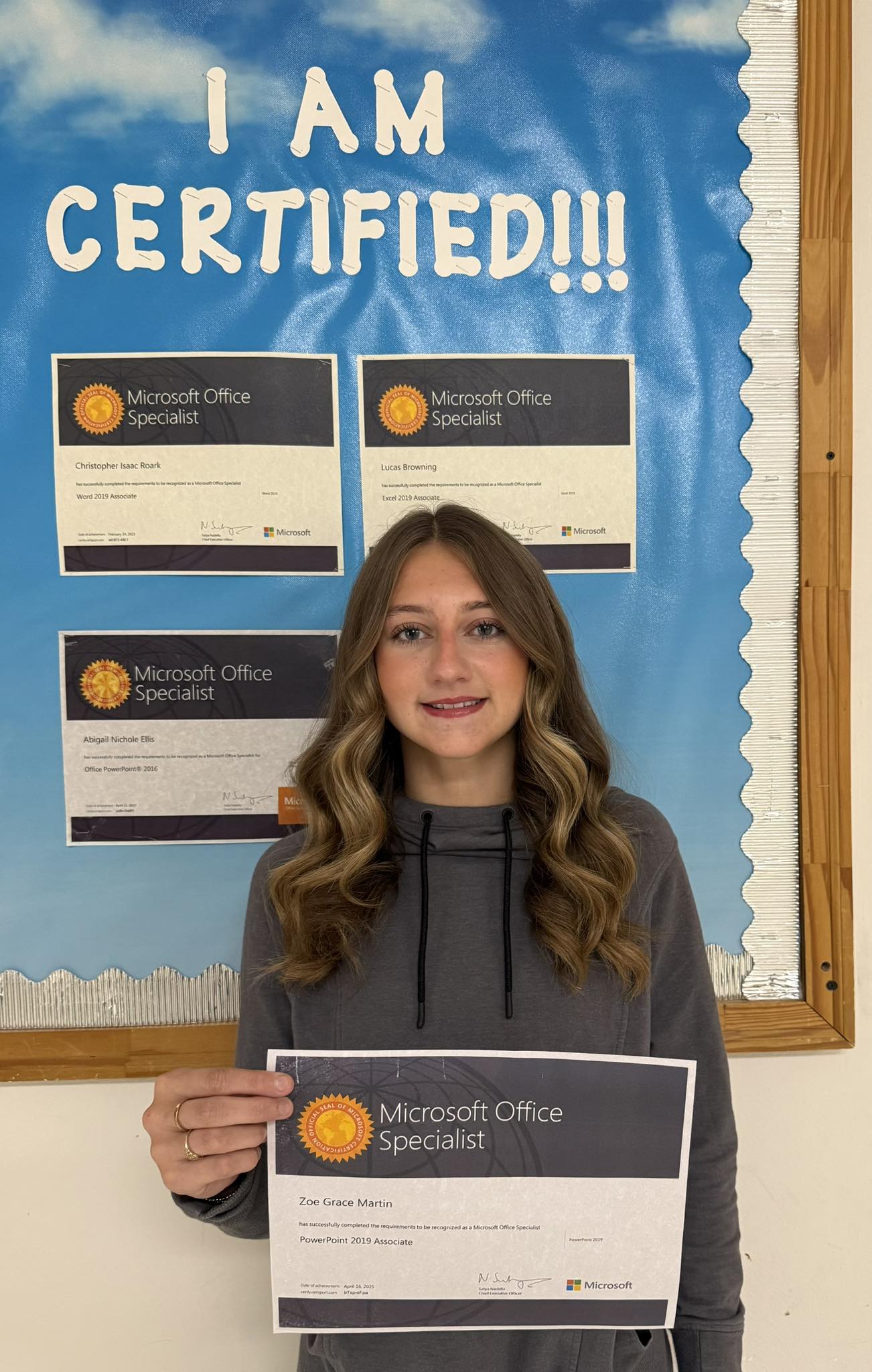 Man - Congratulations Zoe!!! Zoe Martin is a student in Mrs. Goodman’s ...