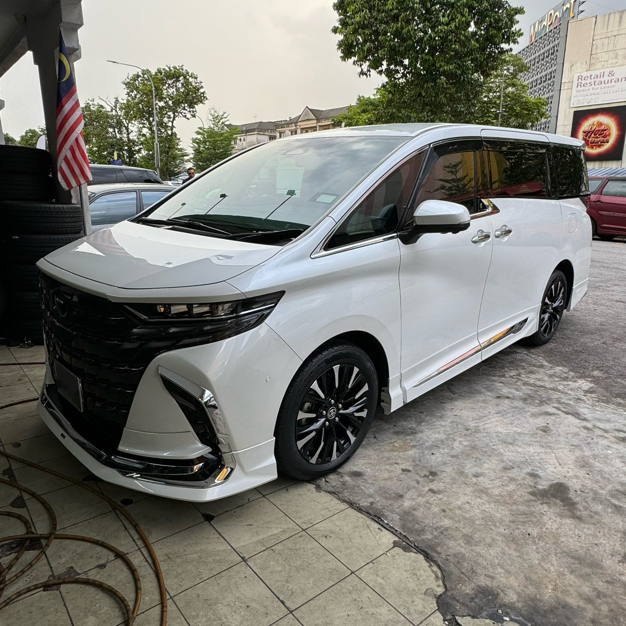 Toyota Alphard 2024 with Modellista Regal Dignity Aero Kit