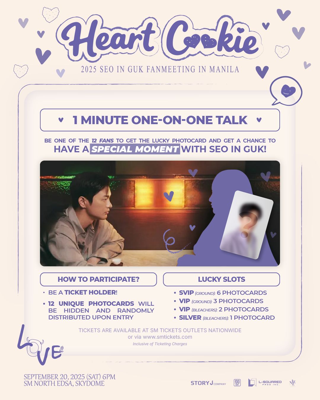 Don't miss this once-in-a-lifetime experience with Seo In Guk