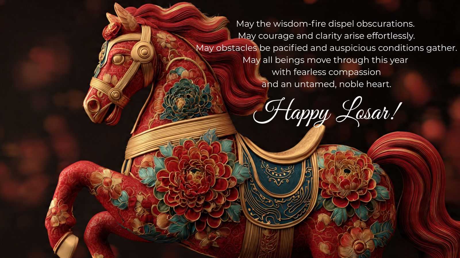 Bodhicharya UK - Losar Tashi Delek year of the 🔥🐎 from... | Facebook