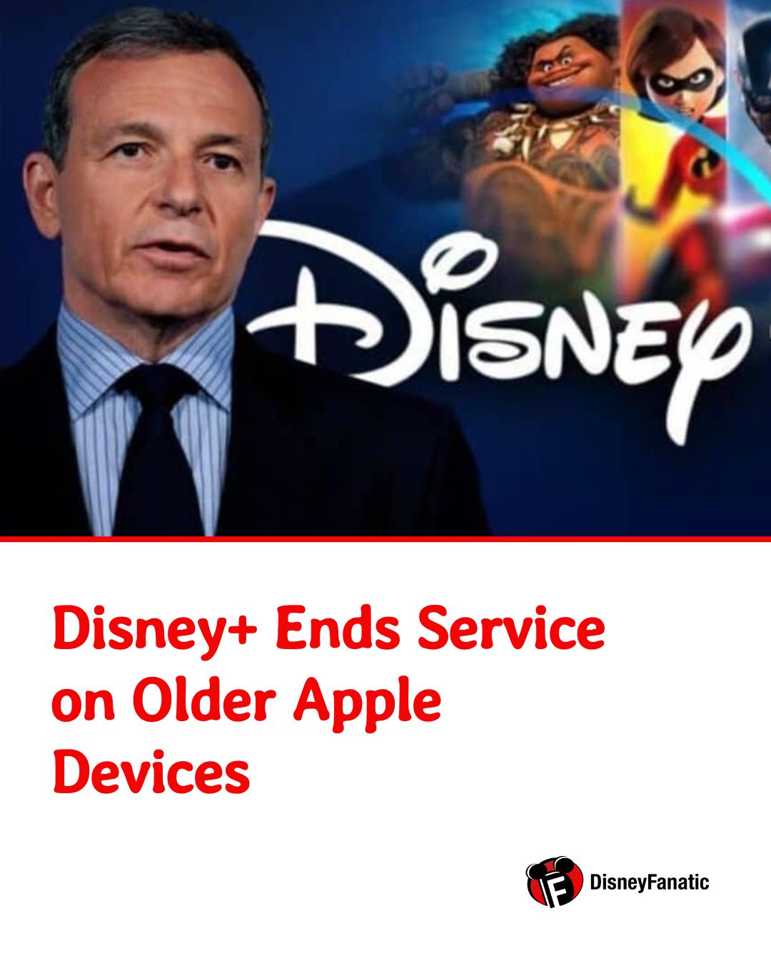 Disney - Disney+ is officially dropping support for older Apple devices ...