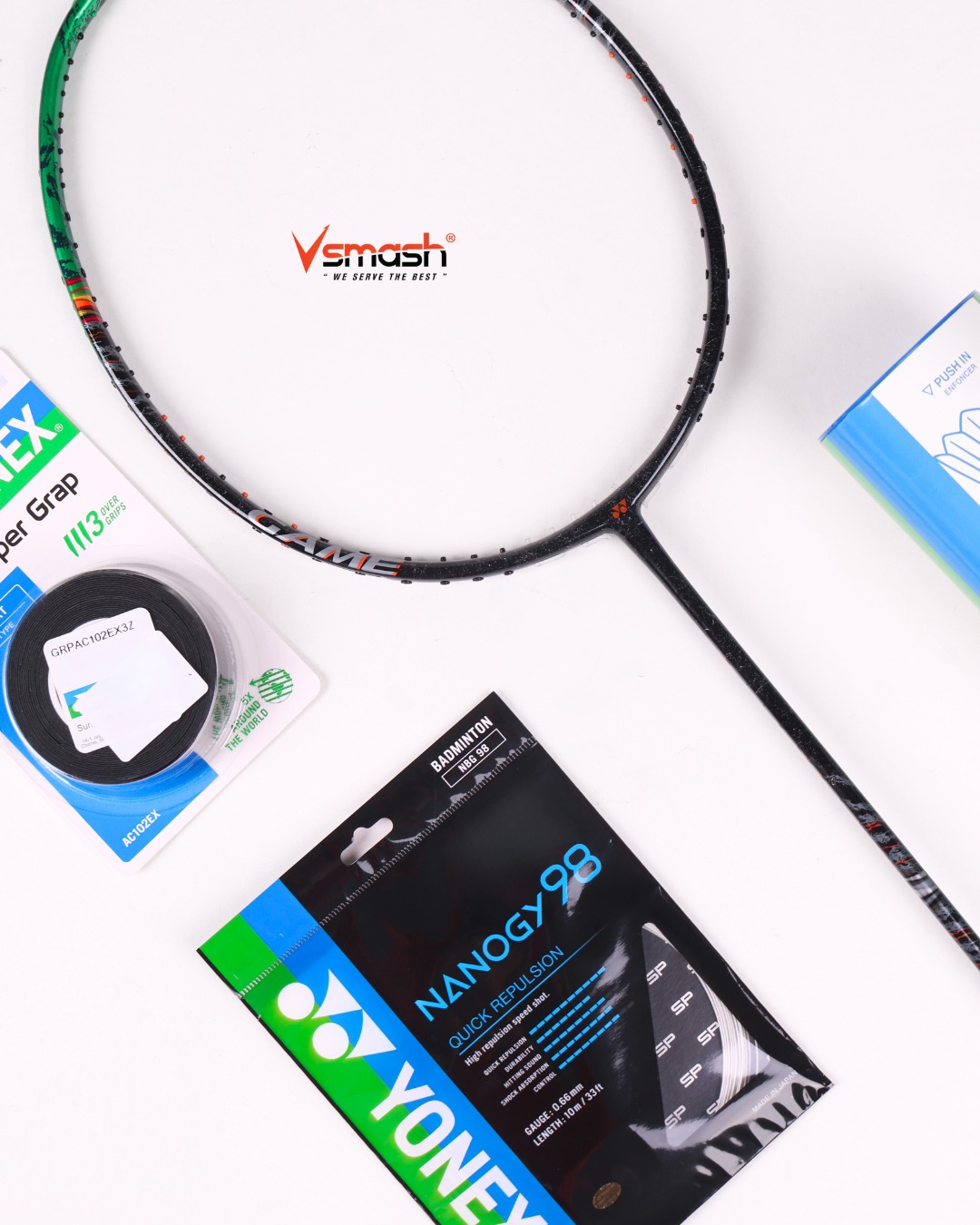 💥 Smash-ready set Racquet? Checked ✓ Accessories? Checked
