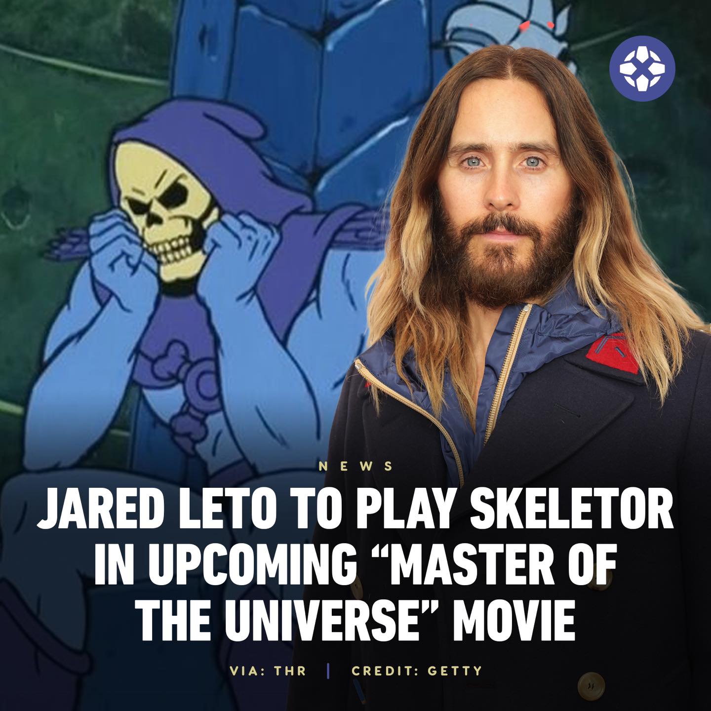 Celbase - Jared Leto has been cast as Skeletor in the upcoming 