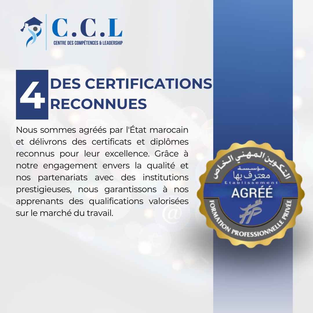 CCL - Centre des Compétences & Leadership | Marrakesh