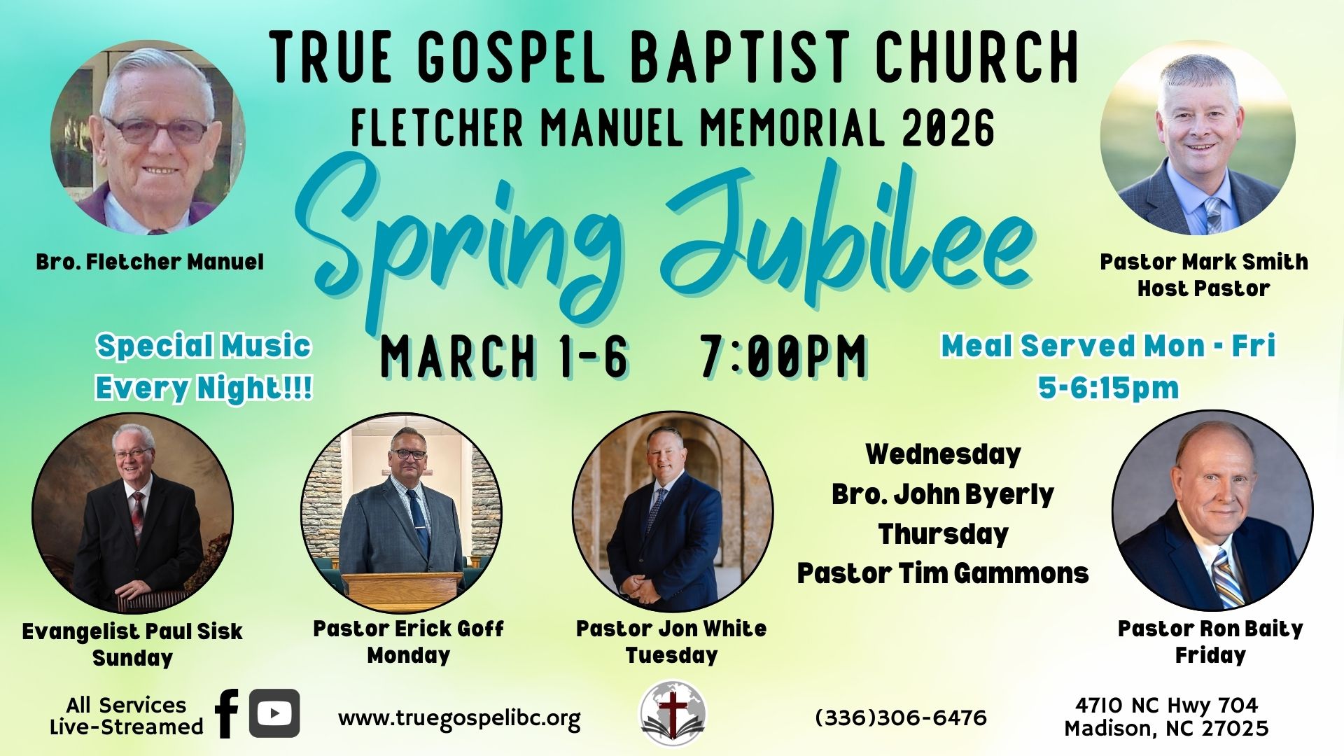 True - Join us this morning for the start of our 2026 Spring Jubilee ...