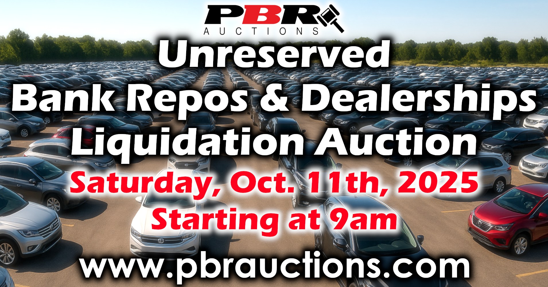 PBR - Unreserved Bank Repos & Dealerships Liquidation Auction Saturday ...