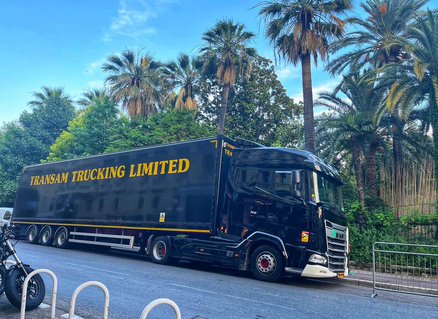 Transam - The mighty @airbourne truck looking fabulous with a backdrop ...