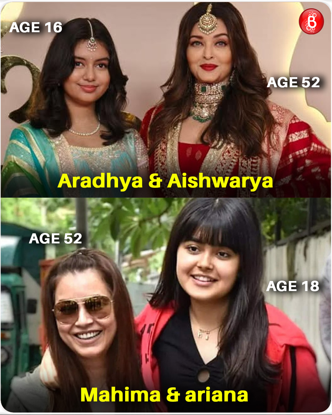Bollywood - Aishwarya Rai’s daughter Aradhya and Mahima Chaudhary’s ...