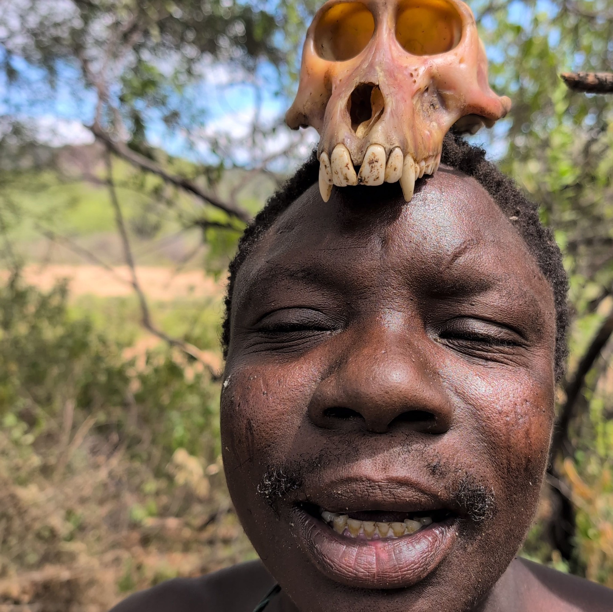 Delicious barbecue 🐒 #food #hunting | Hadzabe Activities - Eyasi