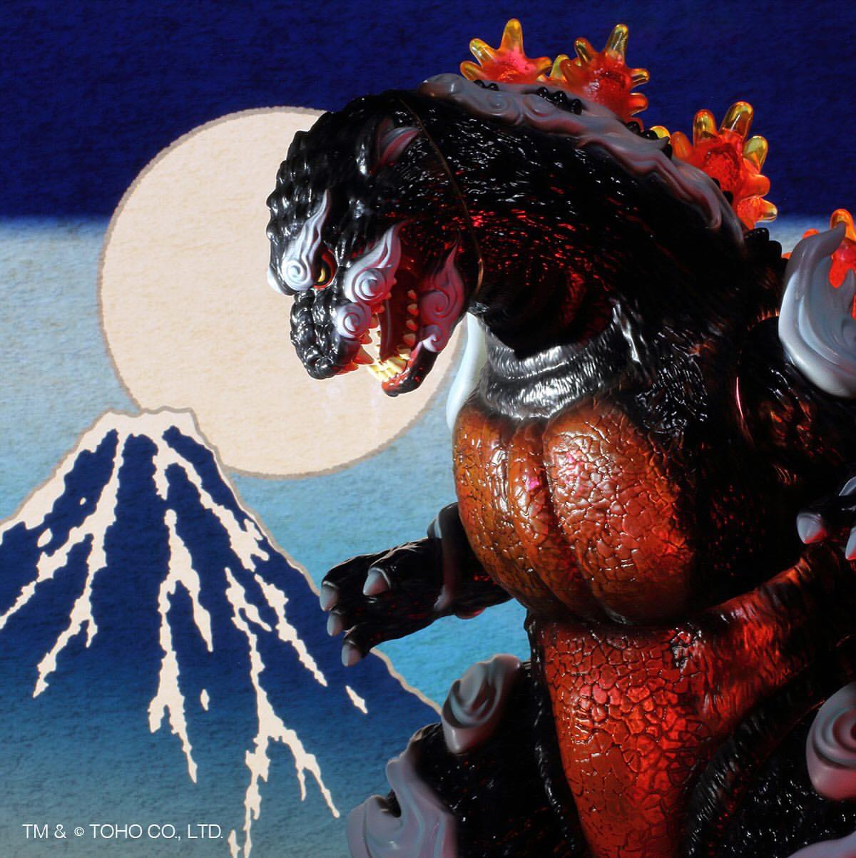 WF2025[夏] GODZILLA VINYL ART ゴジラ（1995）浮世ノ絵（黒） ￥40,000
