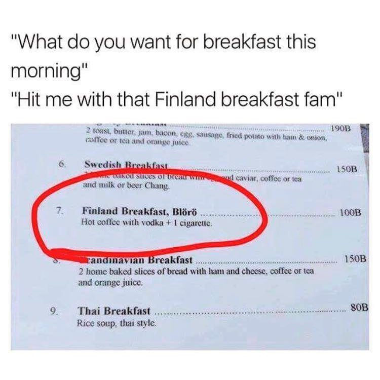 Ever wondered what a typical Finnish breakfast looks like? 🇫🇮