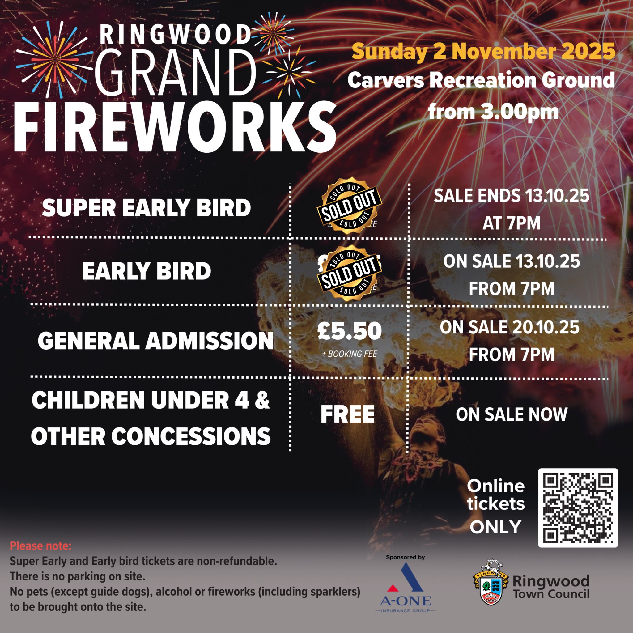🎆 Ringwood Grand Fireworks –... - Carvers Clubhouse, Ringwood | Facebook