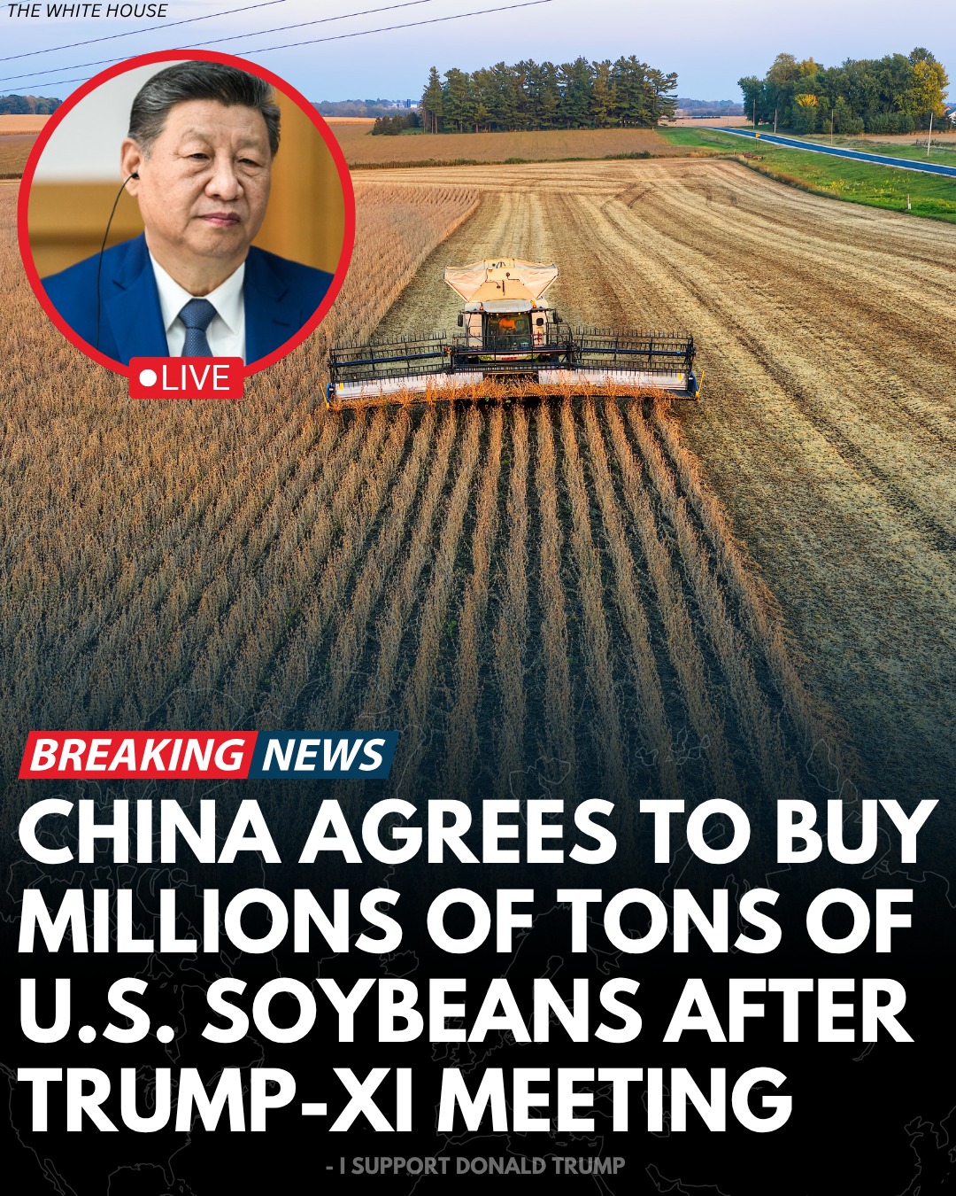 I Support - China has agreed to purchase large volumes of U.S. soybeans ...