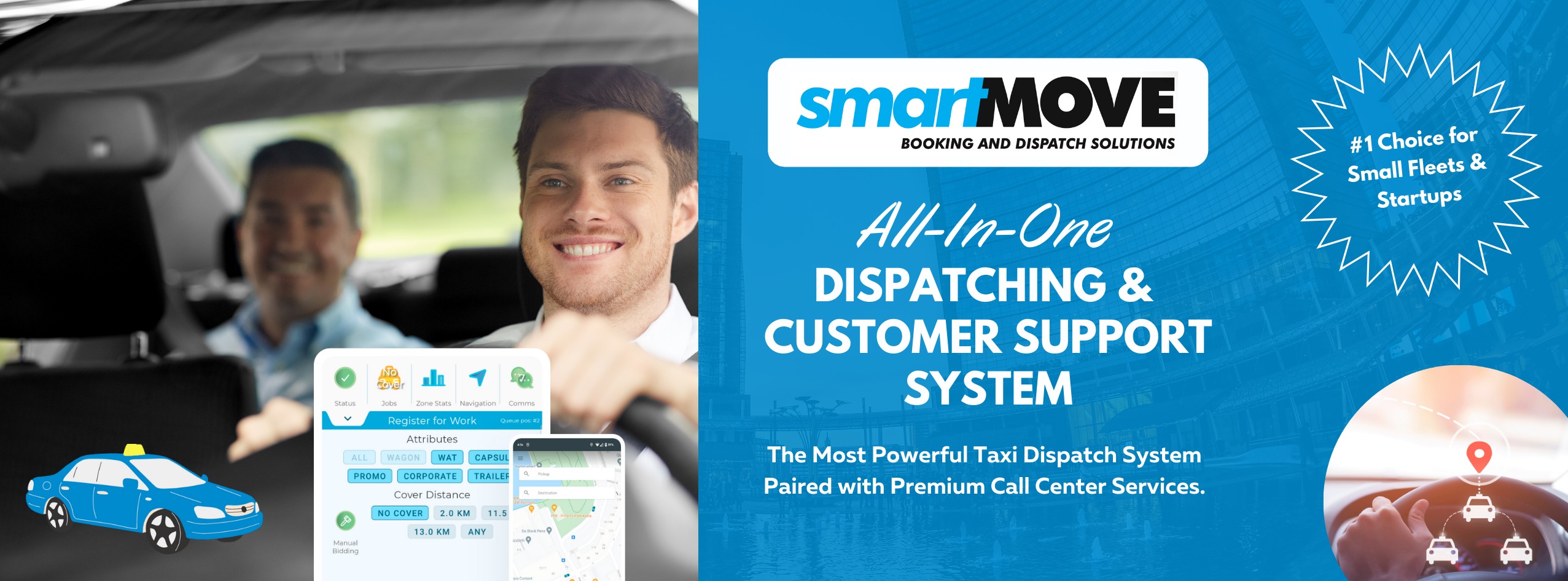 SmartMove Systems - Taxi Dispatching & Booking System