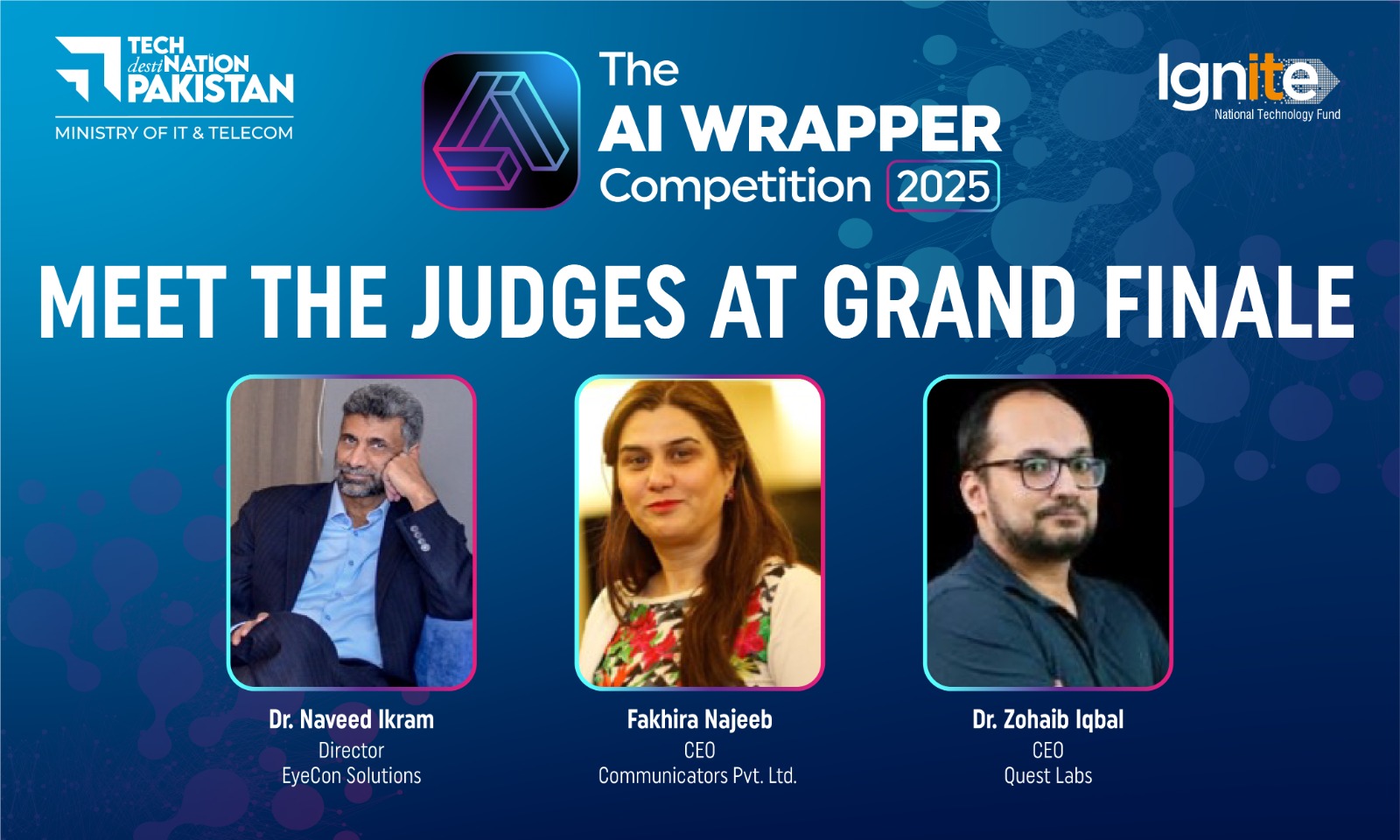 Ignite - Meet the distinguished judges of the AI Wrapper Competition ...