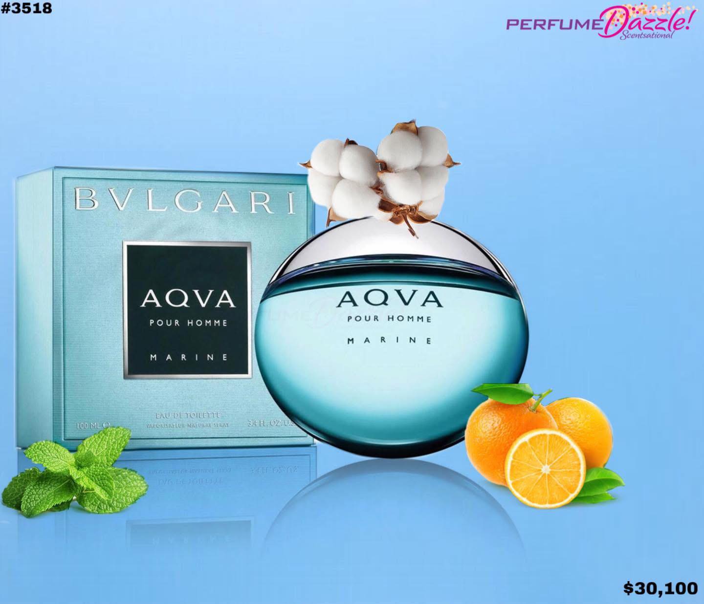 Aqva Pour Homme Marine by Bvlgari 100ml EDT Spray Men -$30,100 