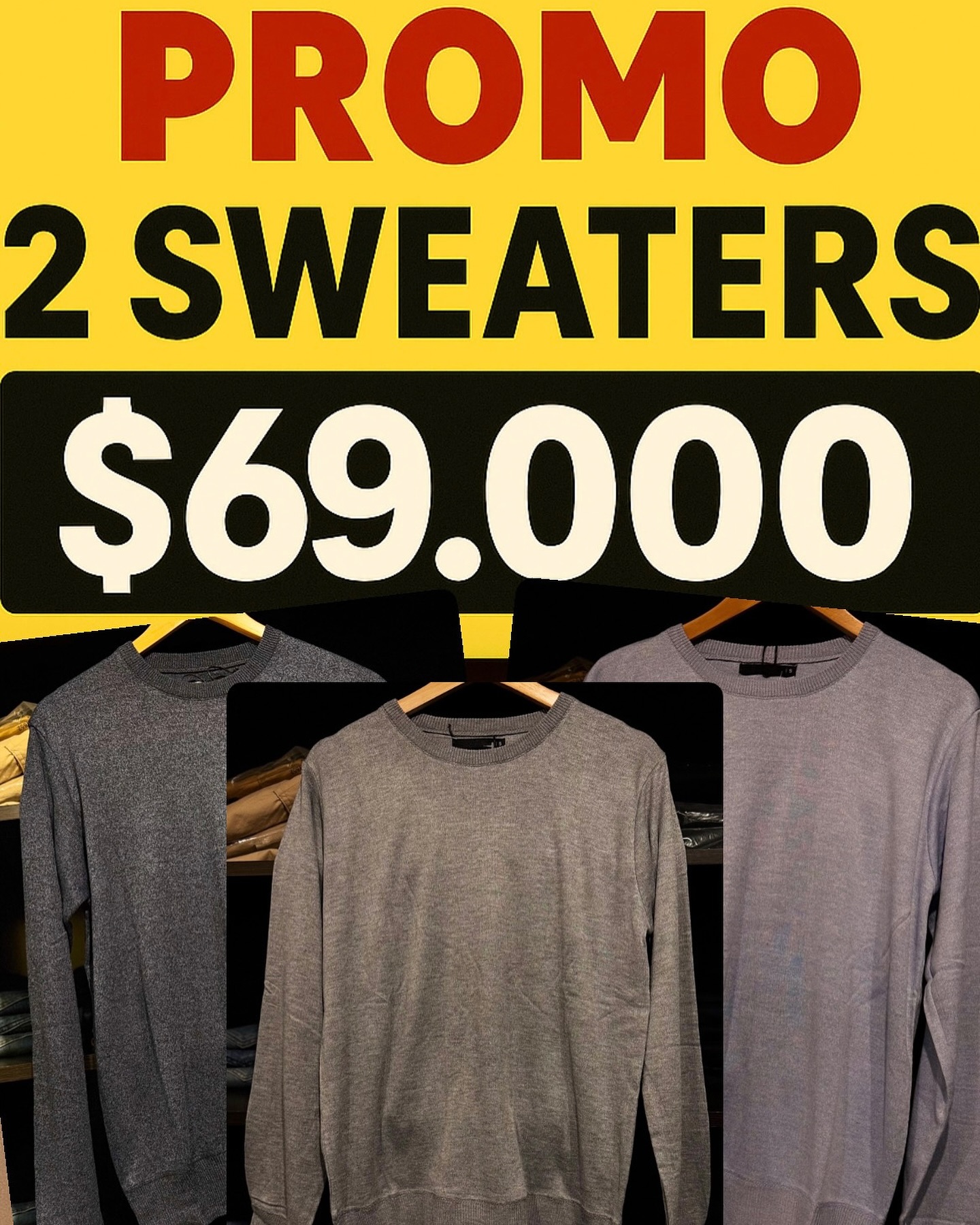 SEA - 🔥 SÚPER PROMO IMPERDIBLE 🔥 Llevate 2 sweaters por solo $69.000 😱 ...
