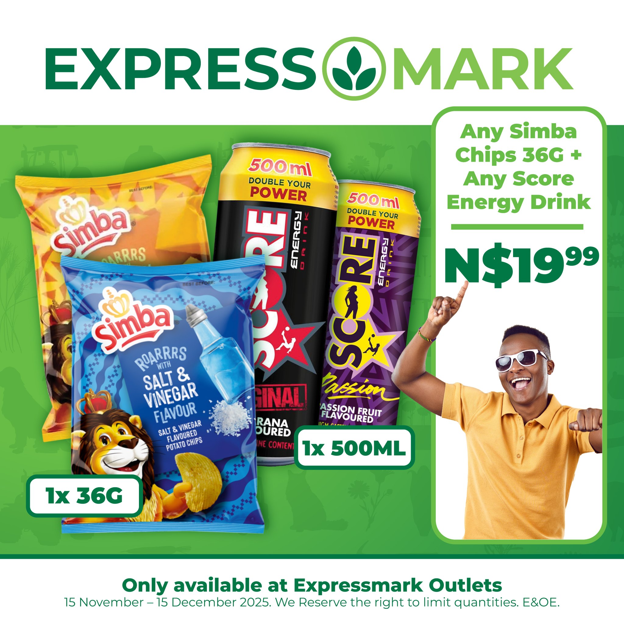 Agrimark - Snack. Sip. SCORE! ⚡ Get any Simba Chips (36g) + any Score ...