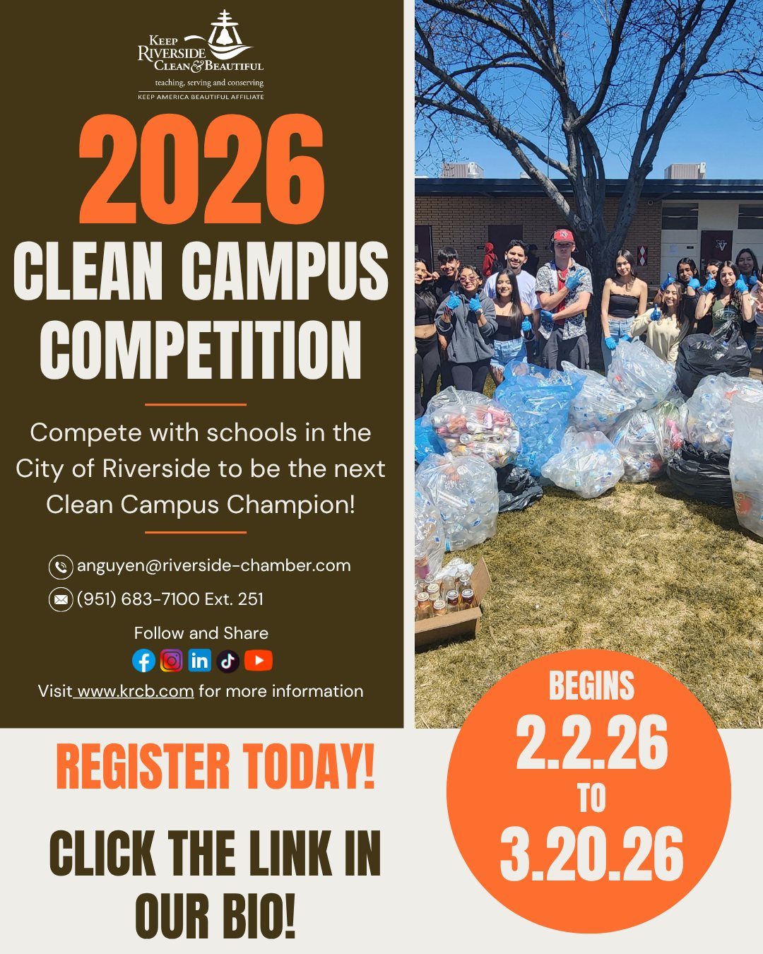 Are you ready to... - Keep Riverside Clean & Beautiful (KRCB) | Facebook