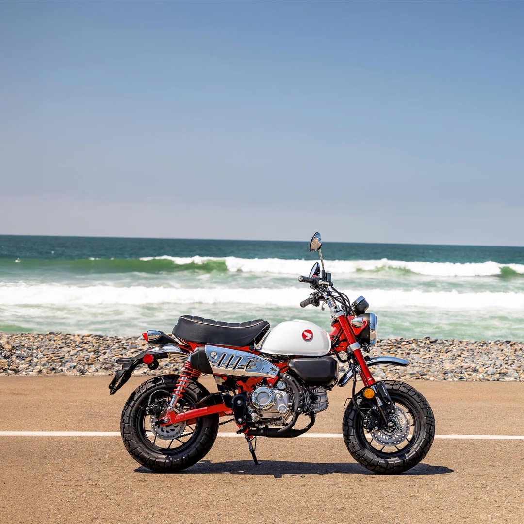 The Honda Monkey ABS takes retro charm to the next level, blending