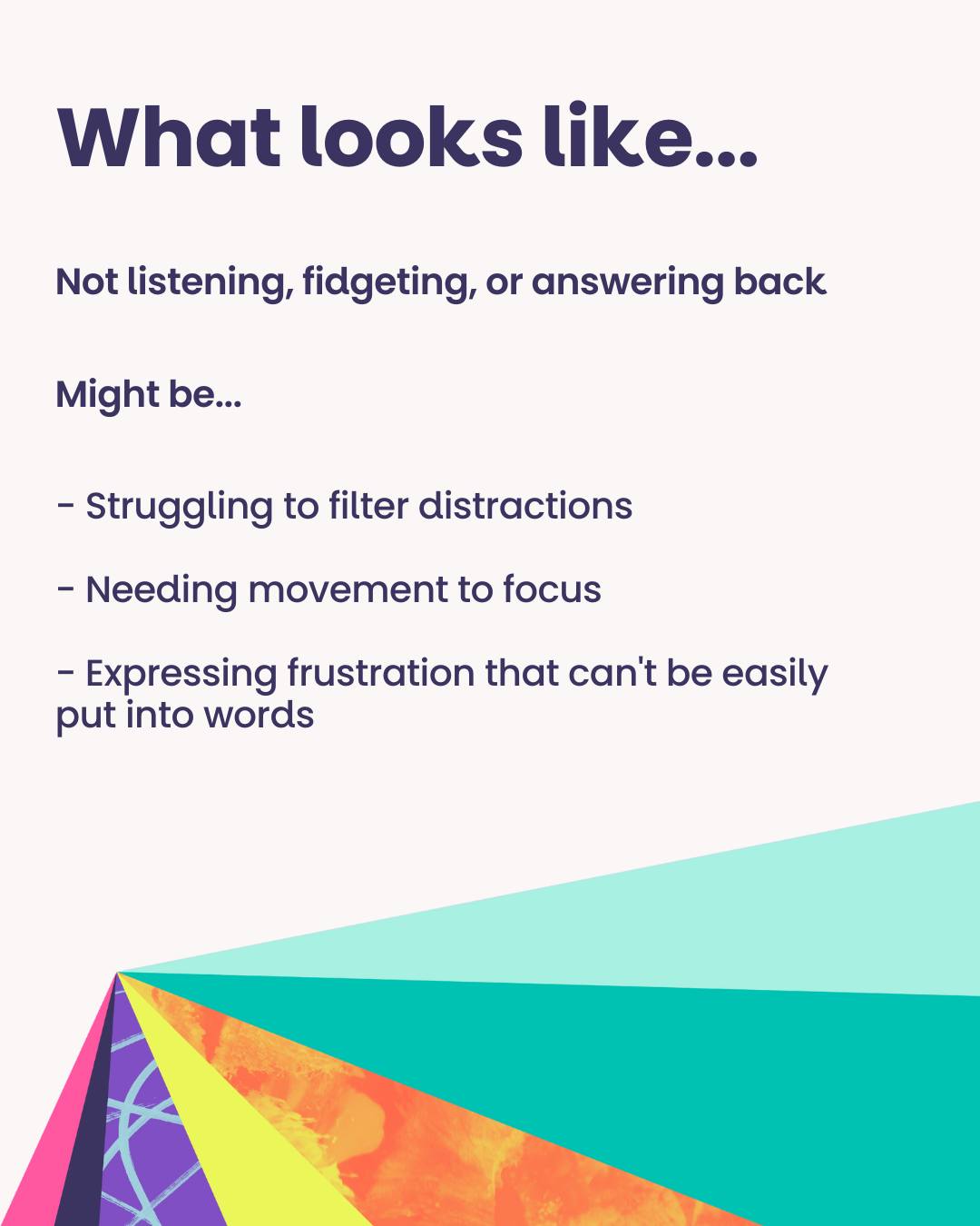 Kids - Understanding ADHD can make all the difference. 💛 What looks ...