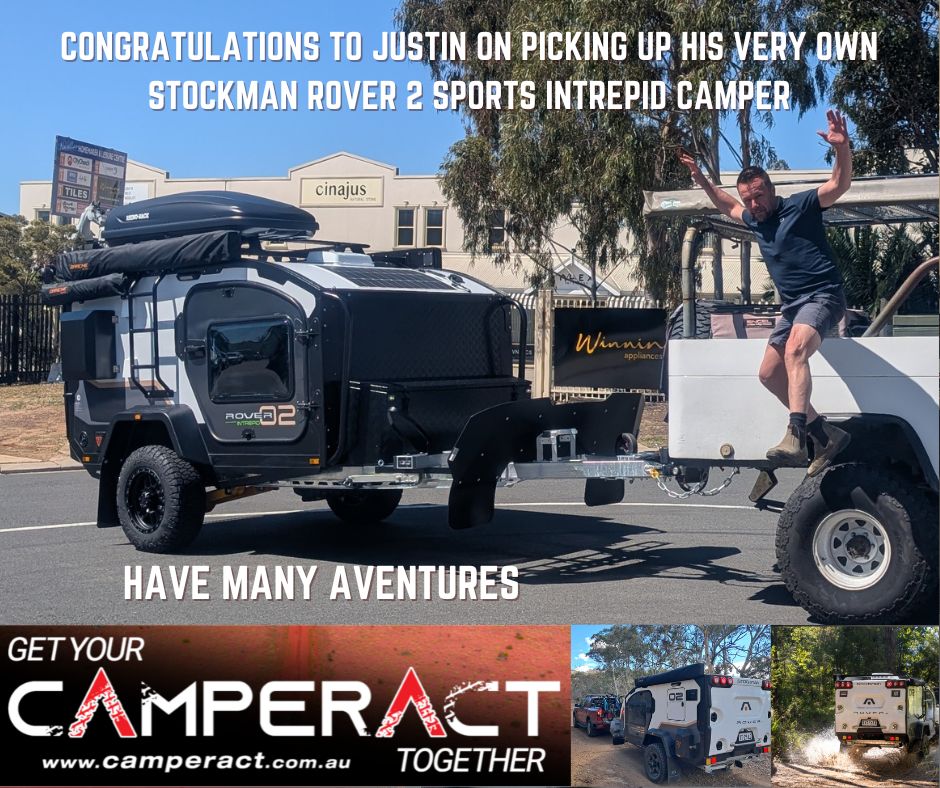 Camperact - Congratulations to Justin on picking up his... | Facebook