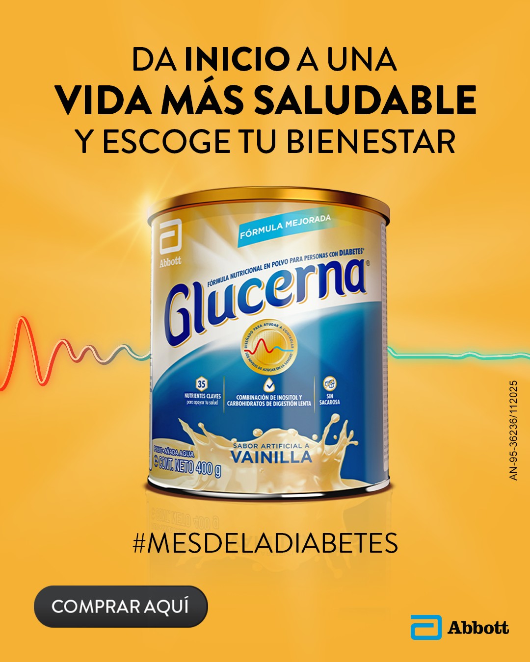 Cada día es una nueva oportunidad para cuidarte. Con Glucerna