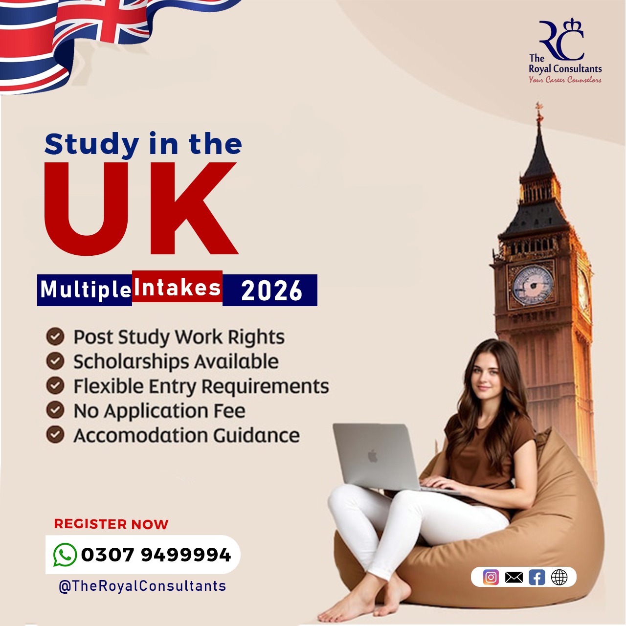 The Royal - Study in the UK – Multiple Intakes 2026 Now Open! 🎓 Your ...