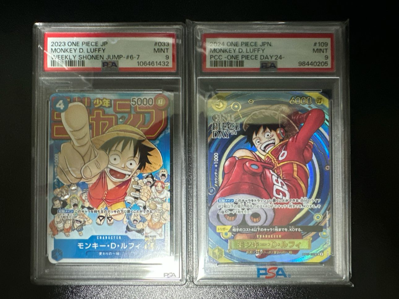One piece trading card collection for sale