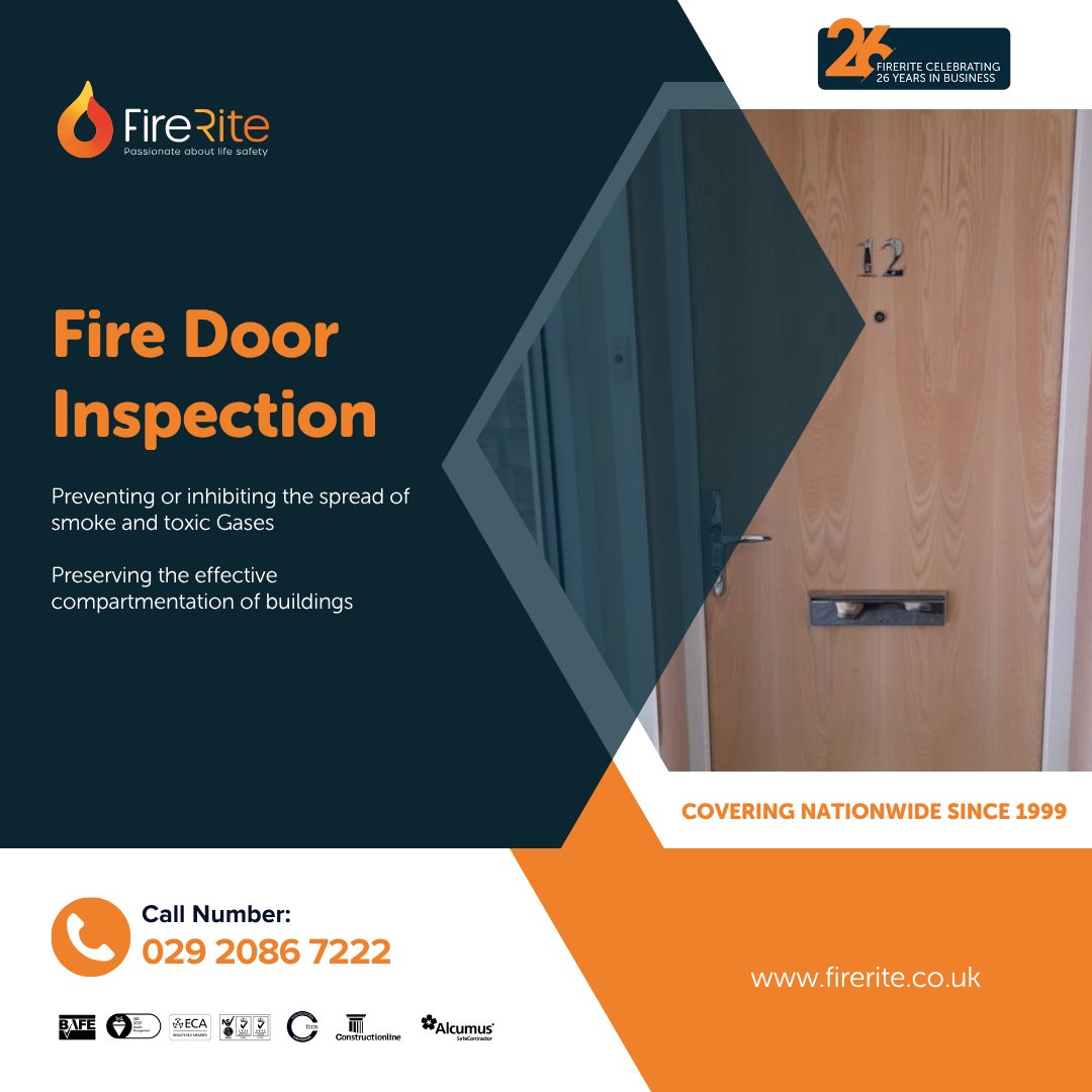 FireRite - 🚪 When did you last check your fire doors?... | Facebook