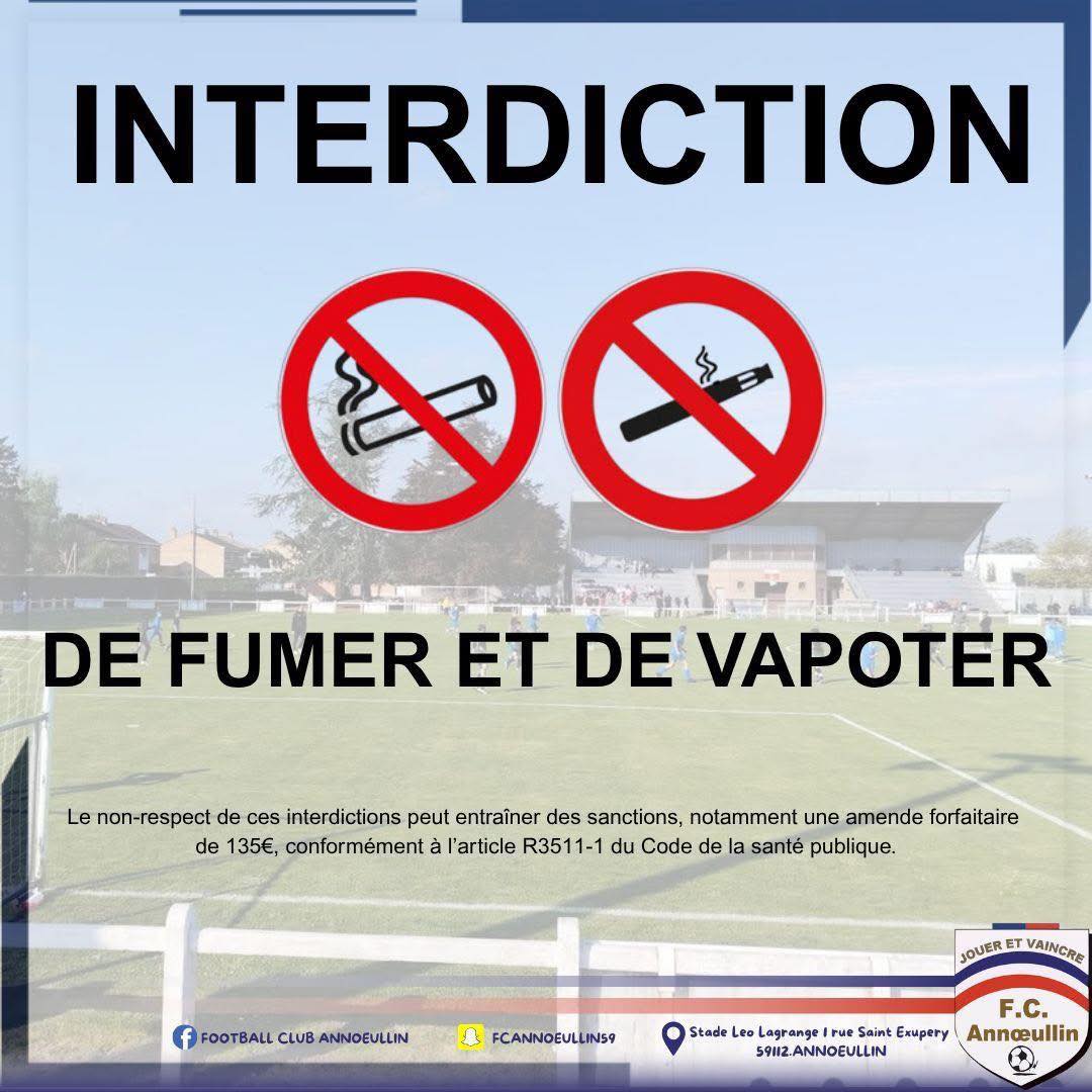 🚨 𝑹𝑨𝑷𝑷𝑬𝑳 🚨 🚭 𝐈𝐧𝐟𝐨𝐫𝐦𝐚𝐭𝐢𝐨𝐧... - Football Club Annoeullin | Facebook