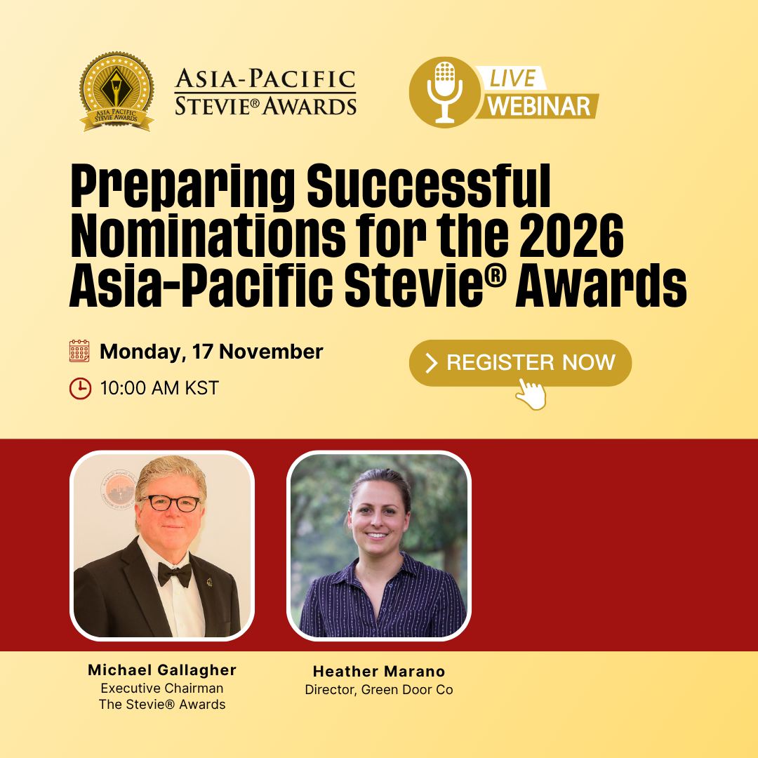 Asia - 🌏 Planning to enter the 2026 Asia-Pacific Stevie® Awards? Join ...