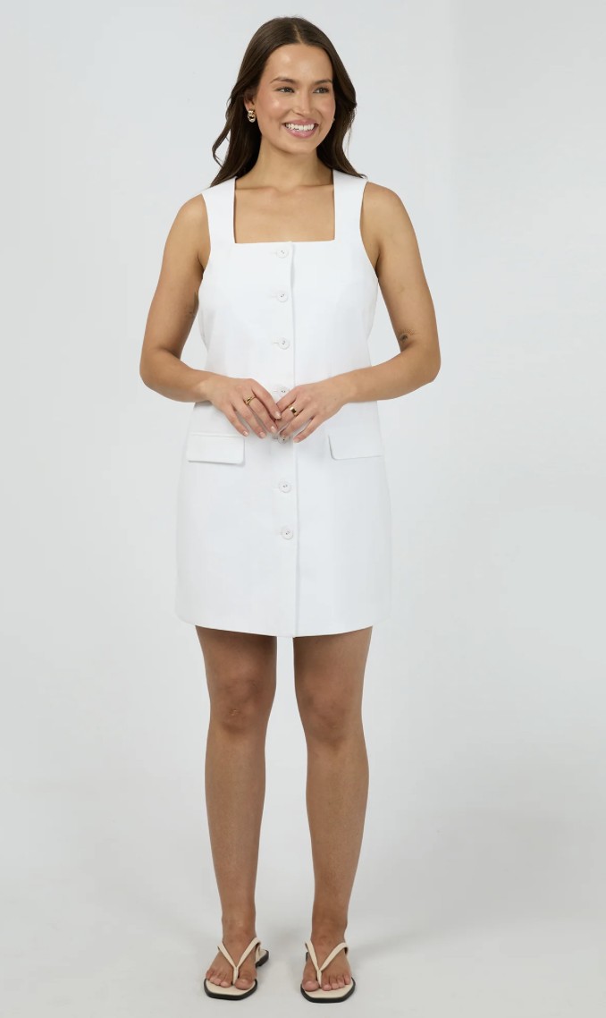 denim dress near me Keep Loving Me Denim Mini Dress - Dark Wash, Large | Hazel and Olive main image 1