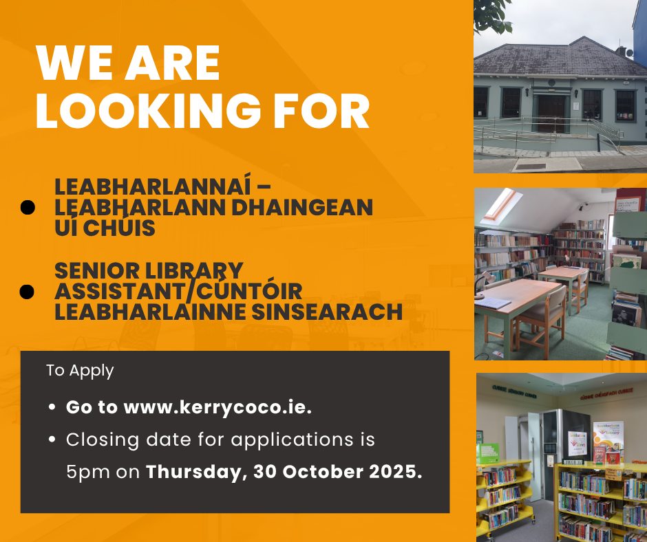 Kerry - Kerry Library are seeking applications for the following ...